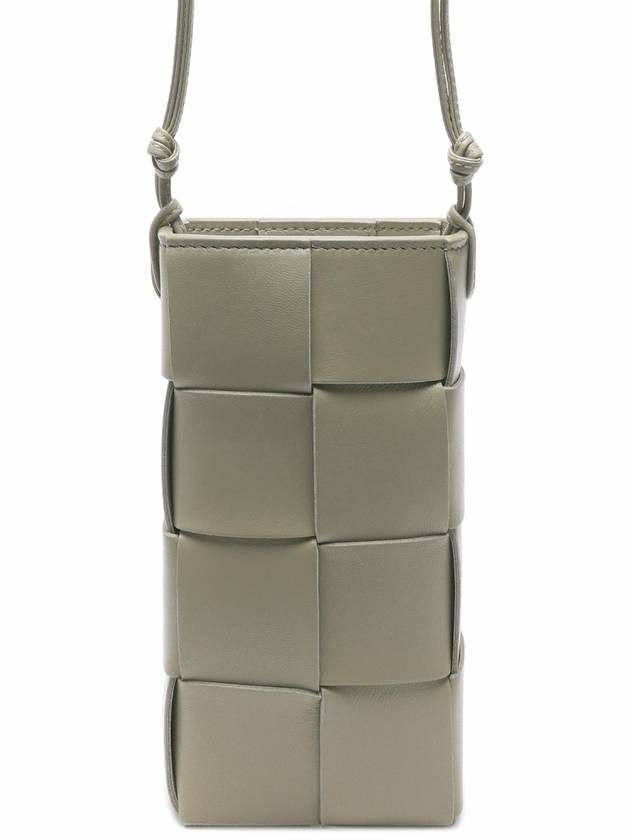 Cassette Intrecciato Mini Cross Bag Travertine - BOTTEGA VENETA - BALAAN 3