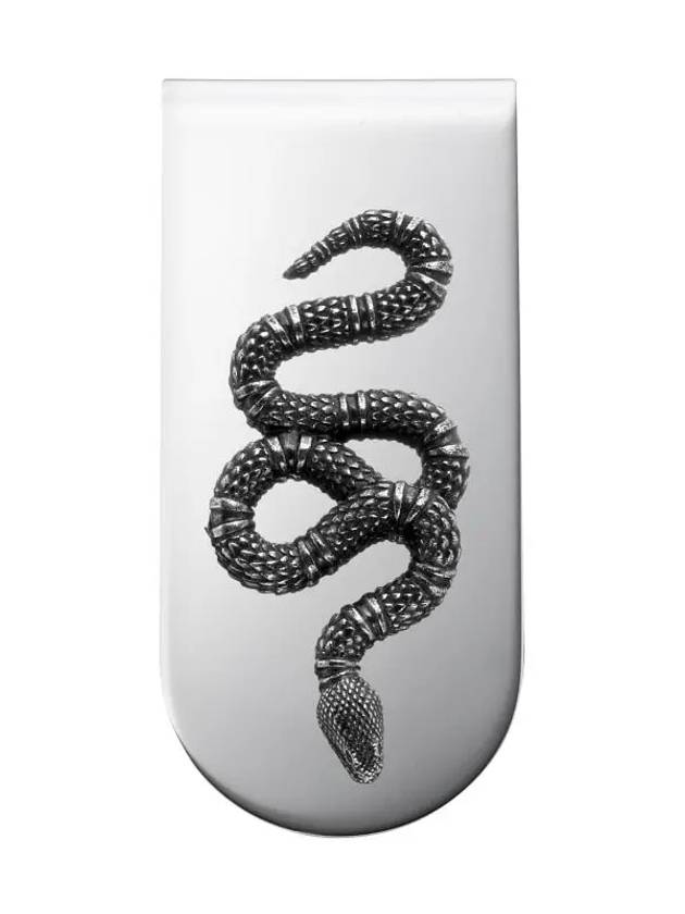 Snake Money Clip Silver - GUCCI - BALAAN.