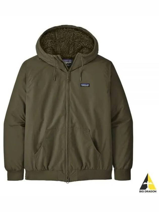 Men's Lined Isthmus Hooded Jacket Military Green - PATAGONIA - BALAAN 2