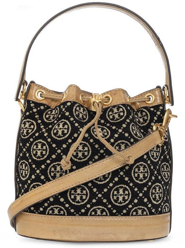 Tory Burch ‘T Monogram’ Shoulder Bag, Women's, Black - TORY BURCH - BALAAN 1