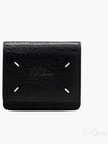 Embroidery Logo Chain Cald Wallet Black - MAISON MARGIELA - BALAAN 2