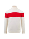 Wool Alpaca Golf Turtleneck White - J.LINDEBERG - BALAAN 1