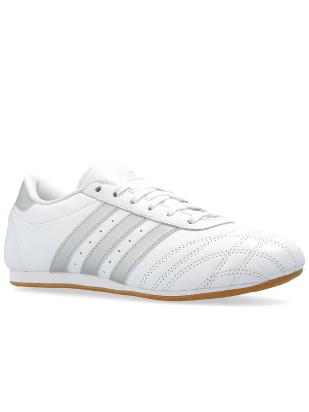 Taekwondo Lace Low Top Sneakers White Silver - ADIDAS ORIGINALS - BALAAN 5