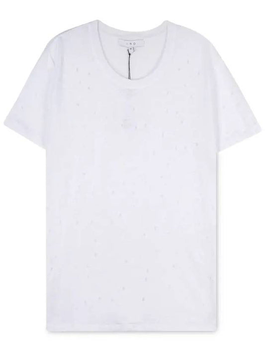 Women's CLAY white short sleeve t-shirt WP19CLAY AI105 WHI01 - IRO - BALAAN 1
