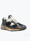 Dad-Star Mesh Nappa Leather Low Top Sneakers Black Ice Grey - GOLDEN GOOSE - BALAAN 2