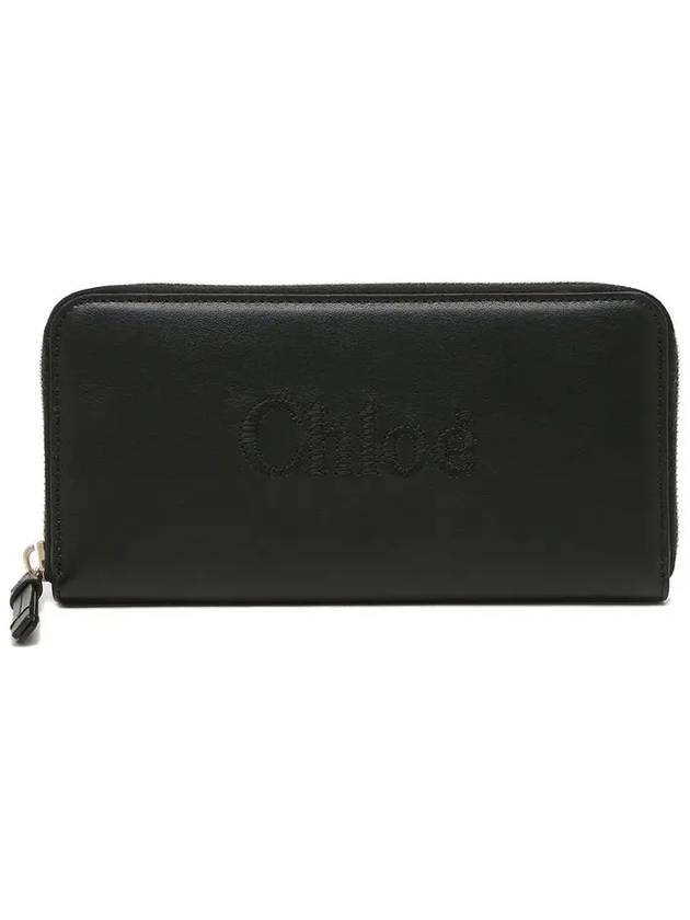 Logo Zipper Around Long Wallet Black - CHLOE - BALAAN 3