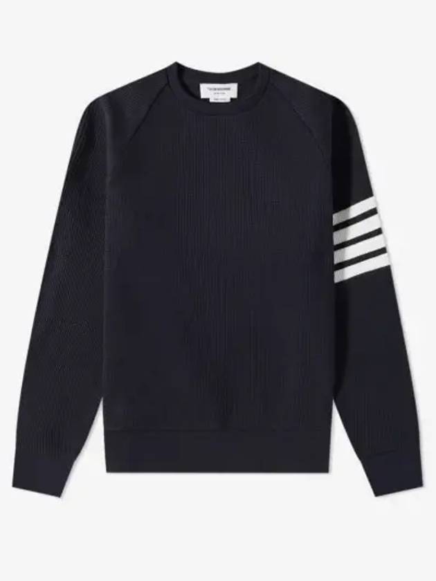 4 Bar Stripe Sweatshirt Navy - THOM BROWNE - BALAAN 3