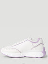 Women's Sprint Runner Low Top Sneakers Purple White - ALEXANDER MCQUEEN - BALAAN 5