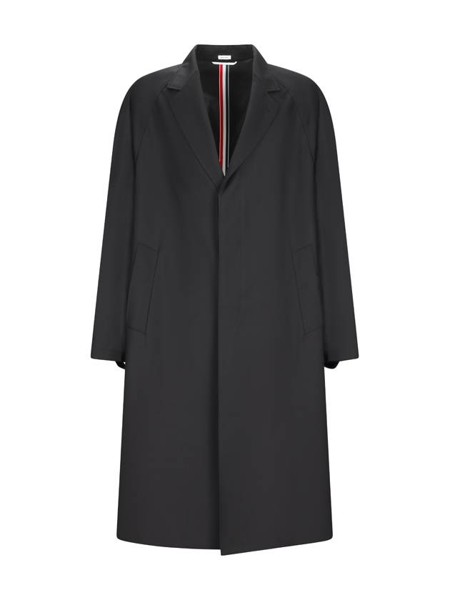 WOOL RAGLAN COAT - THOM BROWNE - BALAAN 1