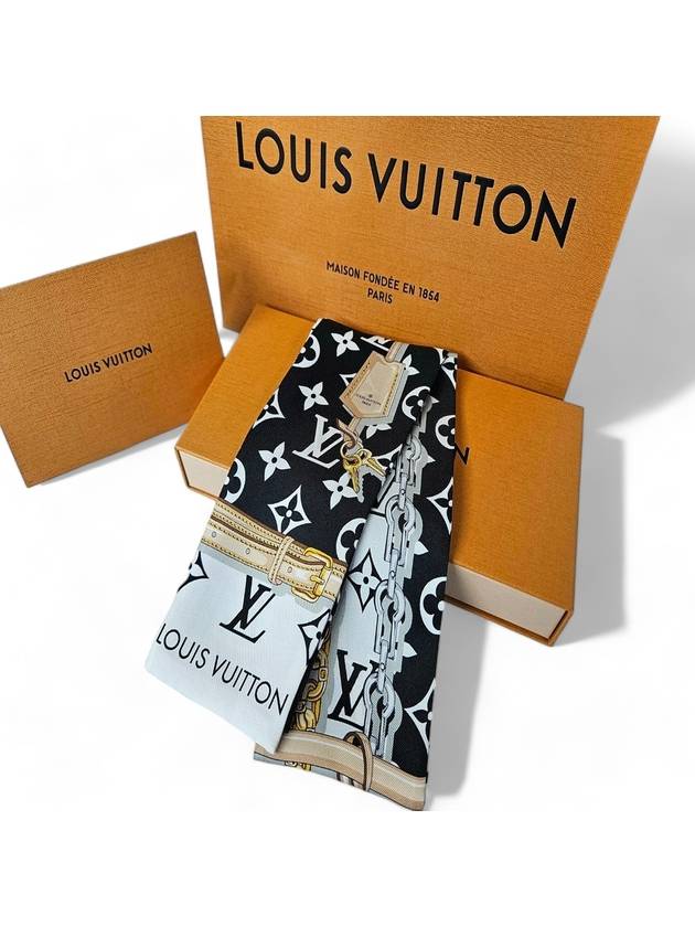 Monogram Confidential Bandeau Scarf Black - LOUIS VUITTON - BALAAN 2