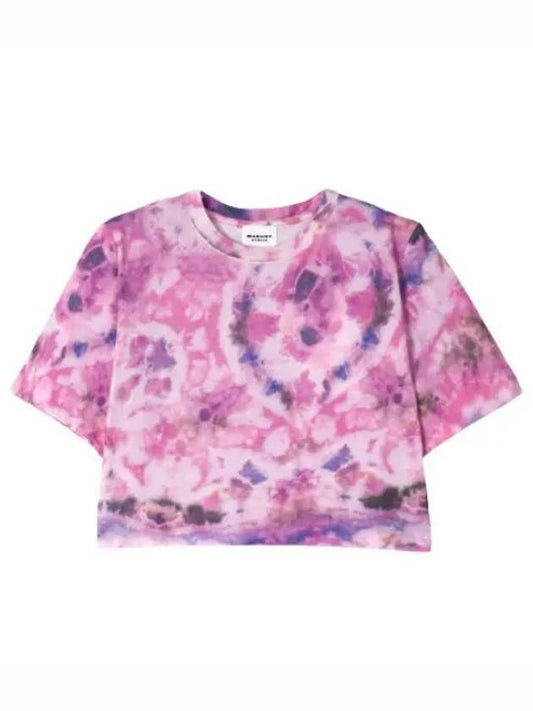 Zella Tie Dye Printed T Shirt Short Sleeve Women s Tee - ISABEL MARANT - BALAAN 1