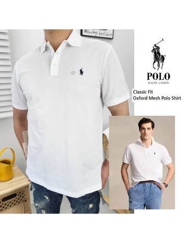 PK Men s Custom Classic Fit Short Sleeve Collar T Shirt White - POLO RALPH LAUREN - BALAAN 1