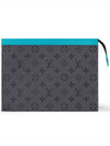 Pochette Voyage MM Pouch Bag Grey Blue - LOUIS VUITTON - BALAAN 2