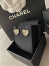 CC logo heart earrings pearl gold earringsABD346 - CHANEL - BALAAN 3