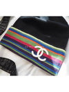 CC logo cashmere beanie fur hat unisex multicolor - CHANEL - BALAAN 5