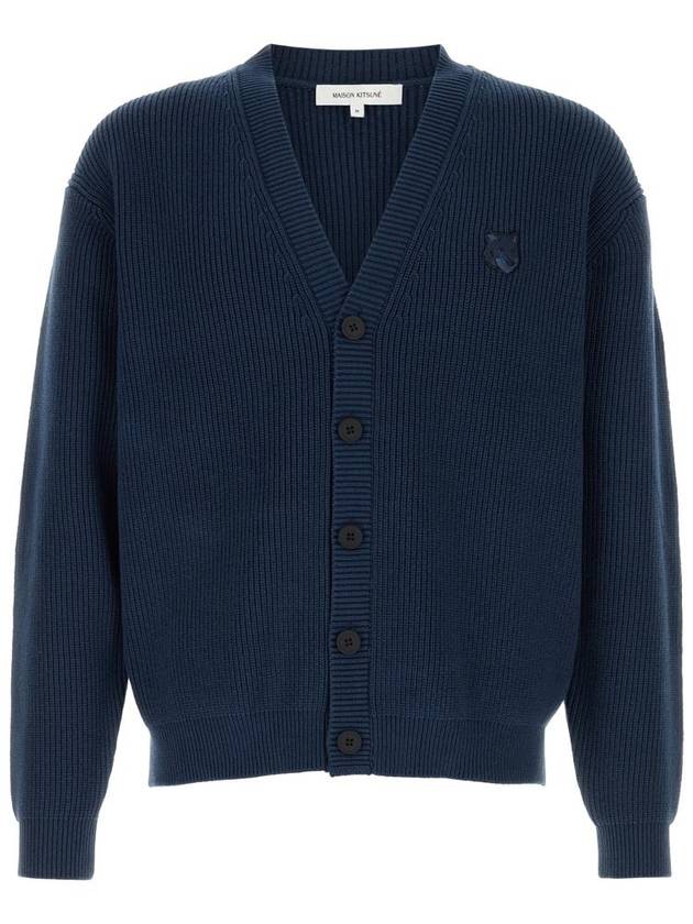 Bold Fox Head Cardigan Navy - MAISON KITSUNE - BALAAN 2