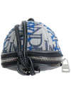 Nano Mini Cap Zipper Calf Leather Cross Bag Black Blue - JW ANDERSON - BALAAN 7