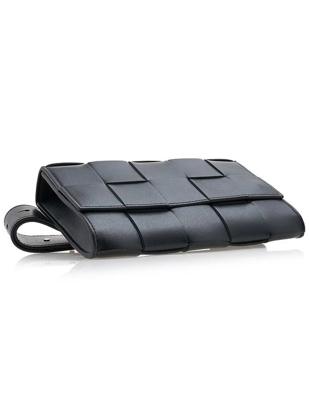 Cassette Clutch Belt Bag Dark Green - BOTTEGA VENETA - BALAAN.