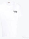 Men's Logo Embroidery Short Sleeve T-Shirt White - ALEXANDER MCQUEEN - BALAAN 2