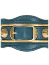 Giant Gold Buckle Bracelet Blue - BALENCIAGA - BALAAN 5