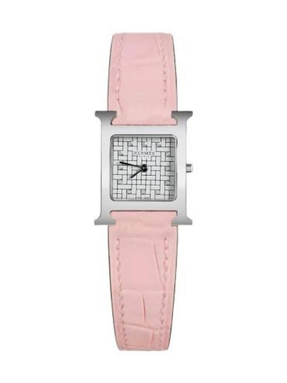 Heure H Small Model 25mm Watch Pink - HERMES - BALAAN 2