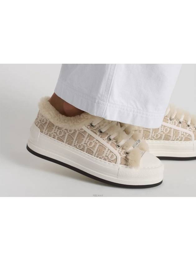 WalknDior Platform Sneakers Beige Dior - DIOR - BALAAN 5