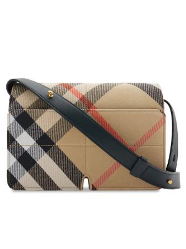 Snip Check Shoulder Bag Sand - BURBERRY - BALAAN 4