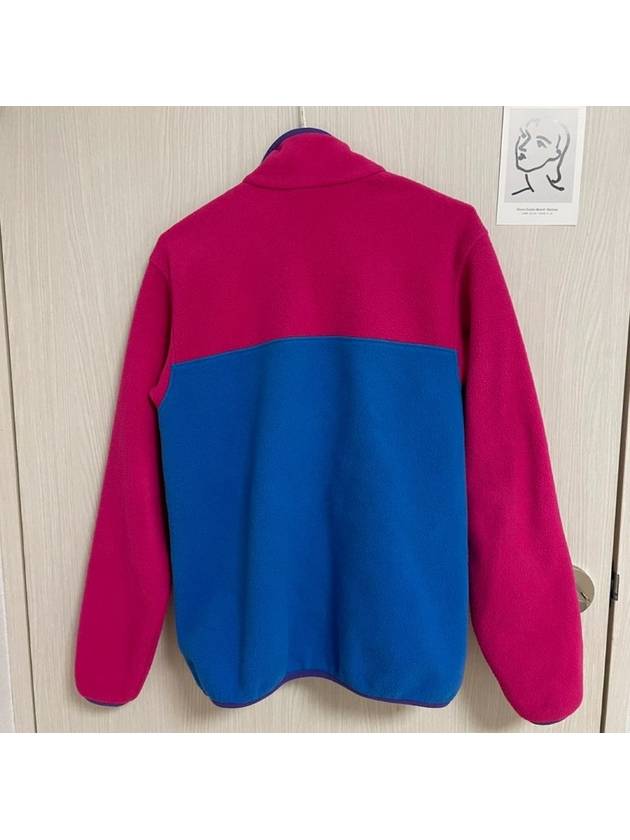 Cinchilla One Pocket Pink Blue Pullover Fleece - PATAGONIA - BALAAN 4