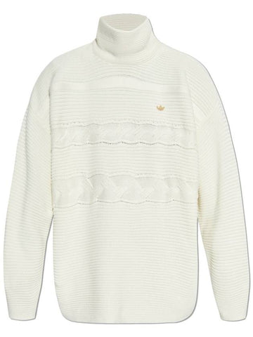 ADIDAS Originals Turtleneck With Logo, Women's, White - ADIDAS ORIGINALS - BALAAN 1