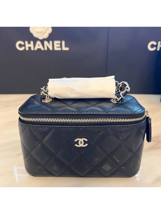 Classic Caviar Vanity Cross Bag Gold Plated Black - CHANEL - BALAAN 3