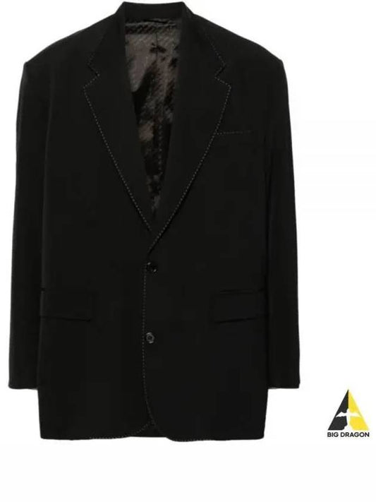 Single Breasted Suit Jacket Black - ACNE STUDIOS - BALAAN 2