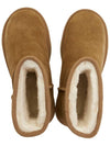 Classic Mini Platform Suede Winter Boots Chestnut - UGG - BALAAN 3