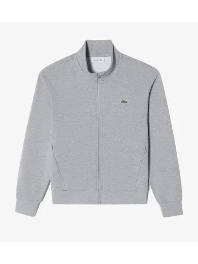 Women s CP Chouli High Neck Zip Up Melange Gray - LACOSTE - BALAAN 1