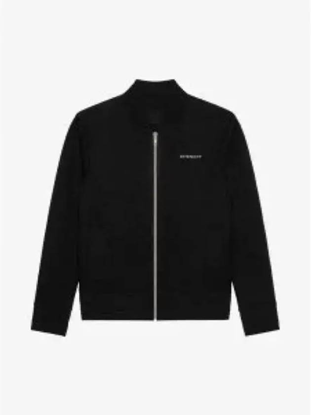 4G Star Logo Wool Bomber Jacket Black - GIVENCHY - BALAAN 2