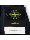 Membrana 3L TC Hooded Jacket Blue - STONE ISLAND - BALAAN 5