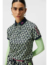 Golf Tour Tech Print Polo GWJT09007 O500 Women's Tour Tech Print Polo - J.LINDEBERG - BALAAN 6