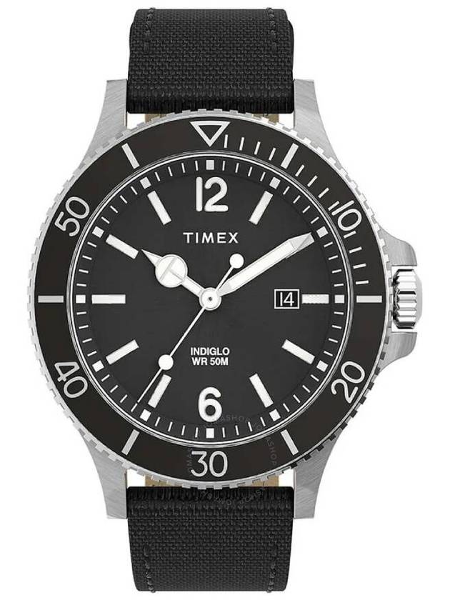 Timex Harborside Coast Quartz Black Dial Men's Watch TW2V27000 - TIMEX - BALAAN 1