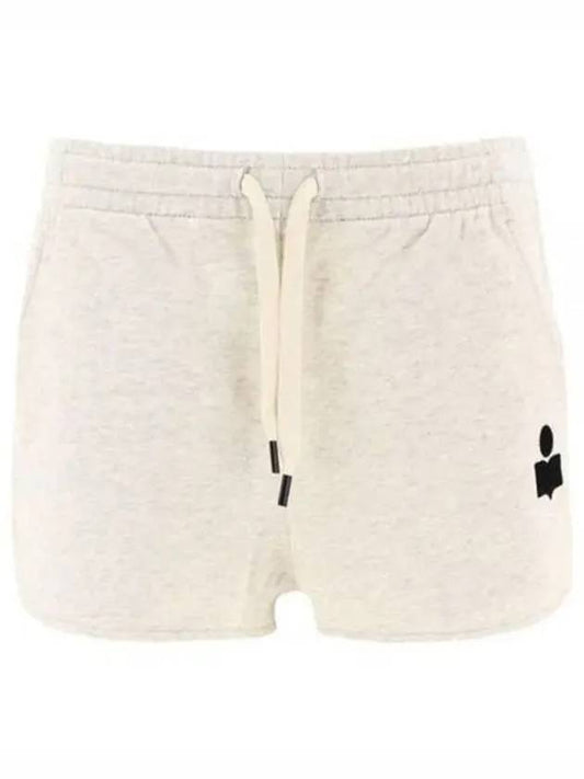 Women's Mipha Logo Shorts Ecru - ISABEL MARANT - BALAAN 2