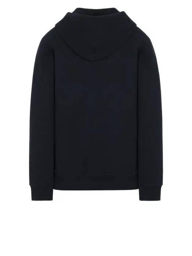 Smudge Logo Hoodie Navy - STONE ISLAND - BALAAN 6