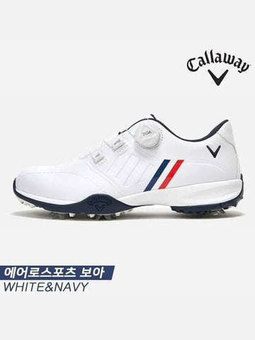 Aerosports Boa AEROSPORT BOA Golf Shoes White Navy Men's - CALLAWAY GOLF - BALAAN 1