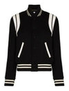 Teddy Jacket In Wool Black - SAINT LAURENT - BALAAN 2