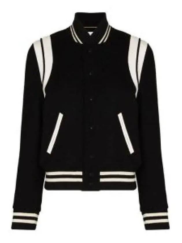 Teddy Jacket In Wool Black - SAINT LAURENT - BALAAN 2