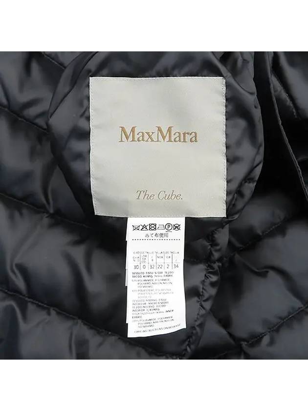 NOVEREX 002 Black color Novex down women s long padded belt SET - MAX MARA - BALAAN 5