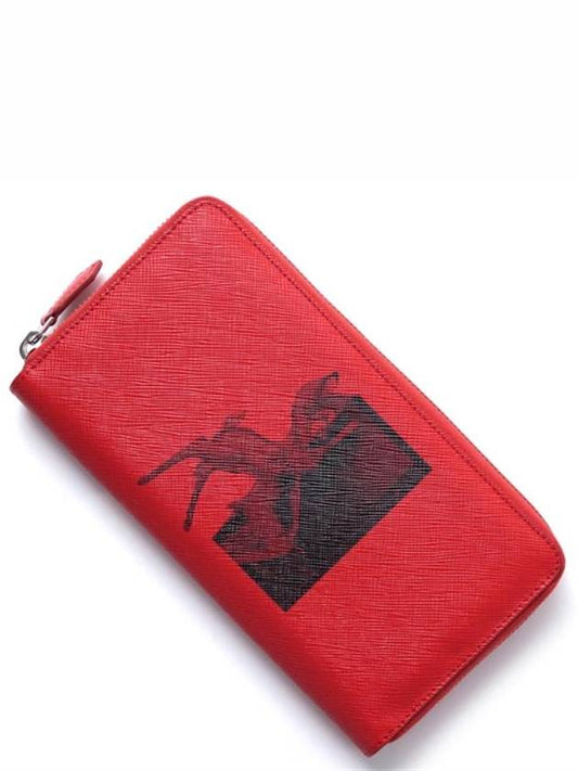 Bambi Leather Long Wallet Red - GIVENCHY - BALAAN 2