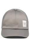 Classic Logo Patch Ball Cap Grey - THOM BROWNE - BALAAN 2