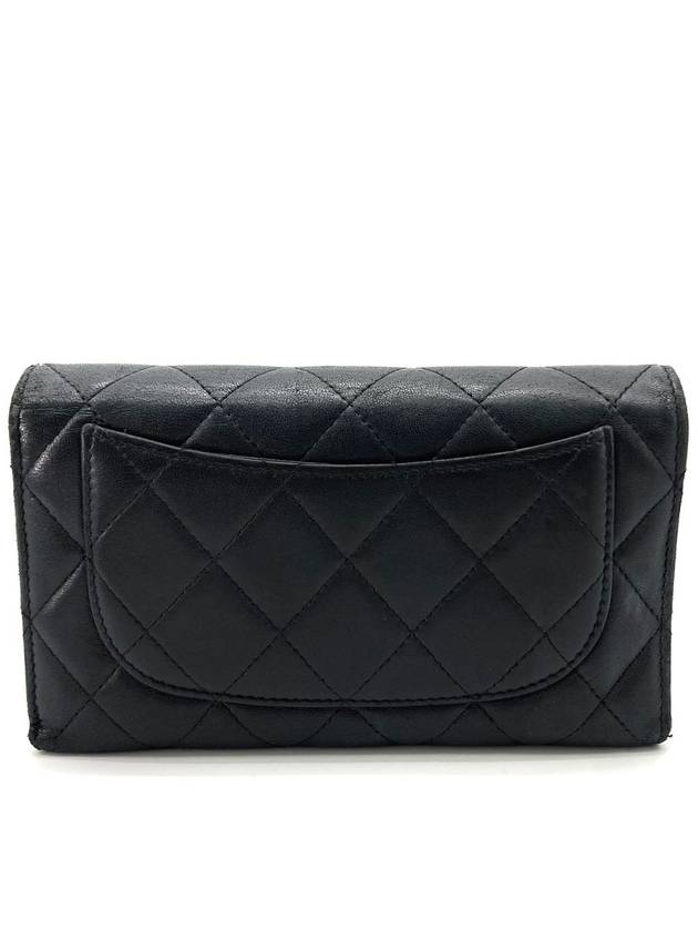 Classic Lambskin Flap Long Wallet - CHANEL - BALAAN 5