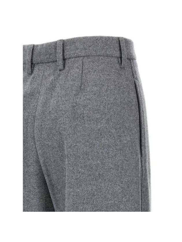 Flannel Straight Pants Grey - FABIANA FILIPPI - BALAAN 5