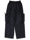 Crinkle Detachable Pocket Pants Navy MM221PT001NAV - MONTSENU - BALAAN 7