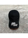 Hand Draw BB Icon Ball Cap Black - BALENCIAGA - BALAAN 3