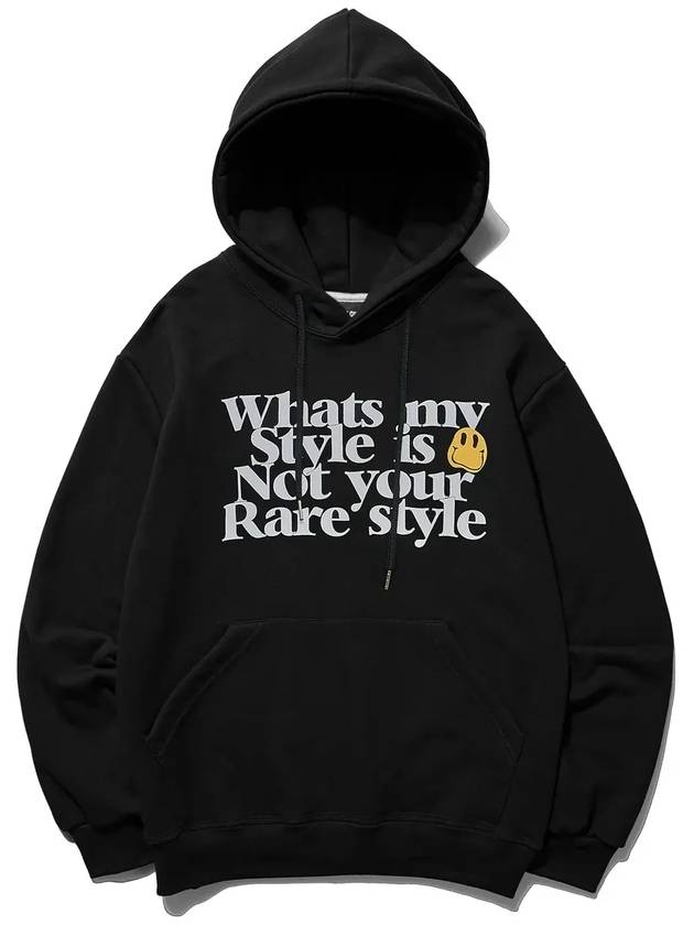 WHATS Overfit Hoodie Black - TAILOR STUDIO - BALAAN 4